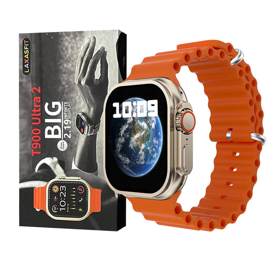 T900 ULTRA 2 SERIES 9 2.19 INCH SCREEN LAXASFIT SMART WATCH ORANGE